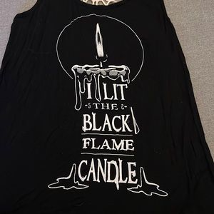 “I Lit The Black Flame Candle” Hocus Pocus Tank Top